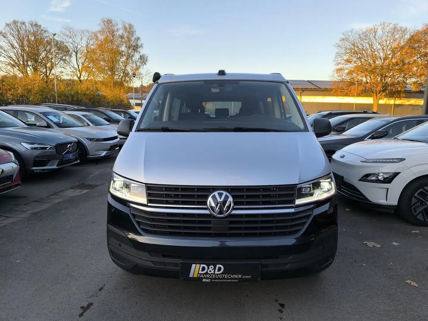 Volkswagen T6 California T6.1 California Beach*1 Hand*Küche*ACC*DSG*MwSt. Silber - 2