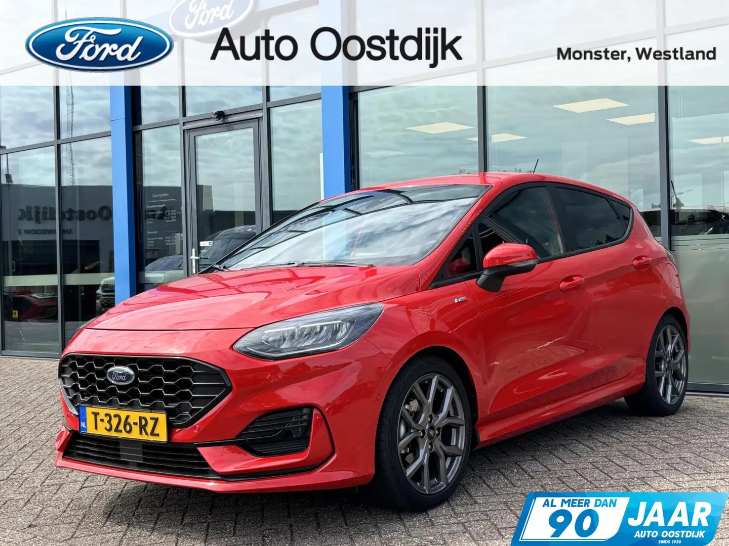 Ford Fiesta 1.0 EcoBoost Hybrid ST-Line X 125PK Camera Digital Rood - 1