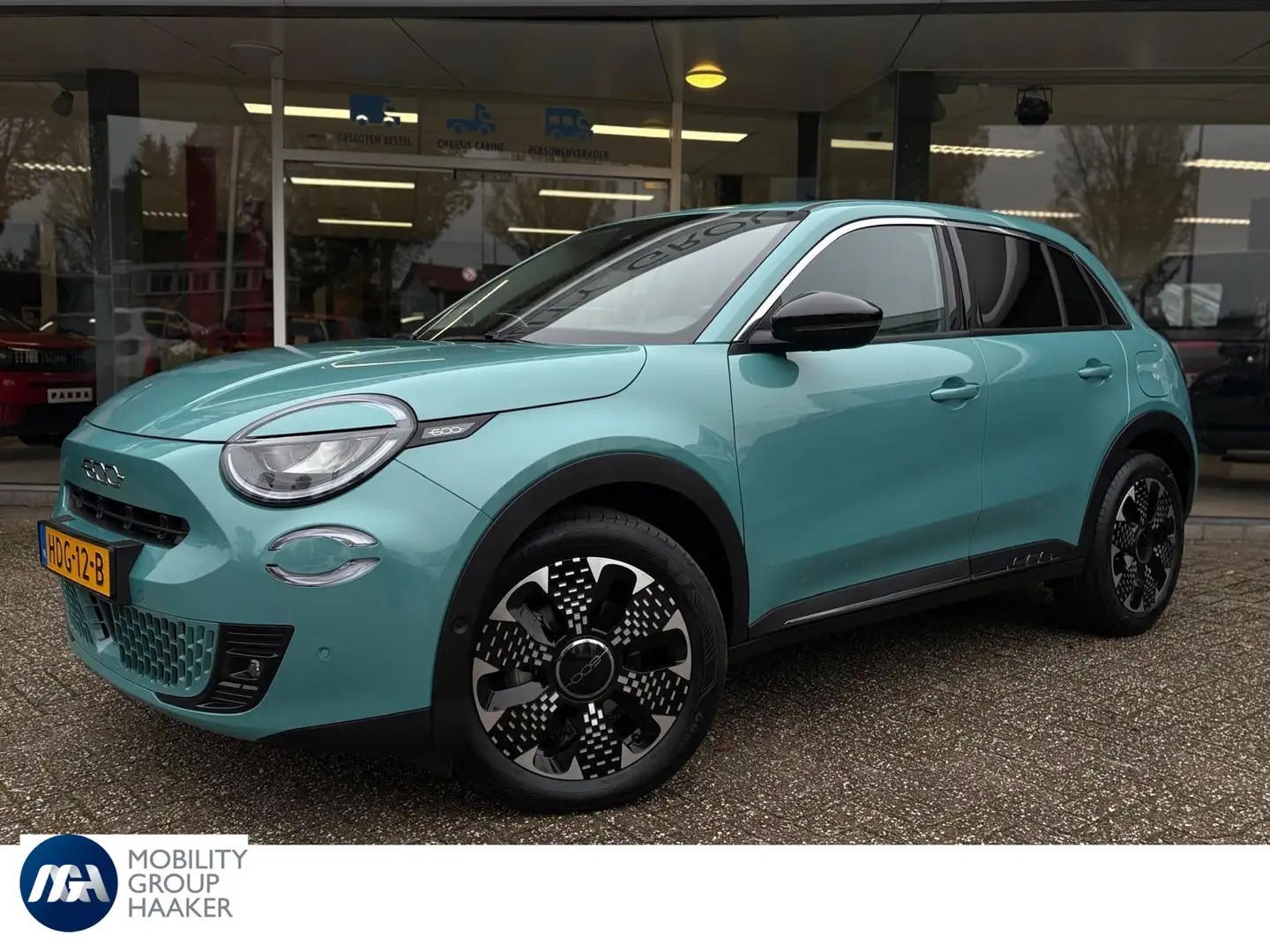 Fiat 600 1.2 Hybrid La Prima | Leer | Adaptive cruise contr Bleu - 1