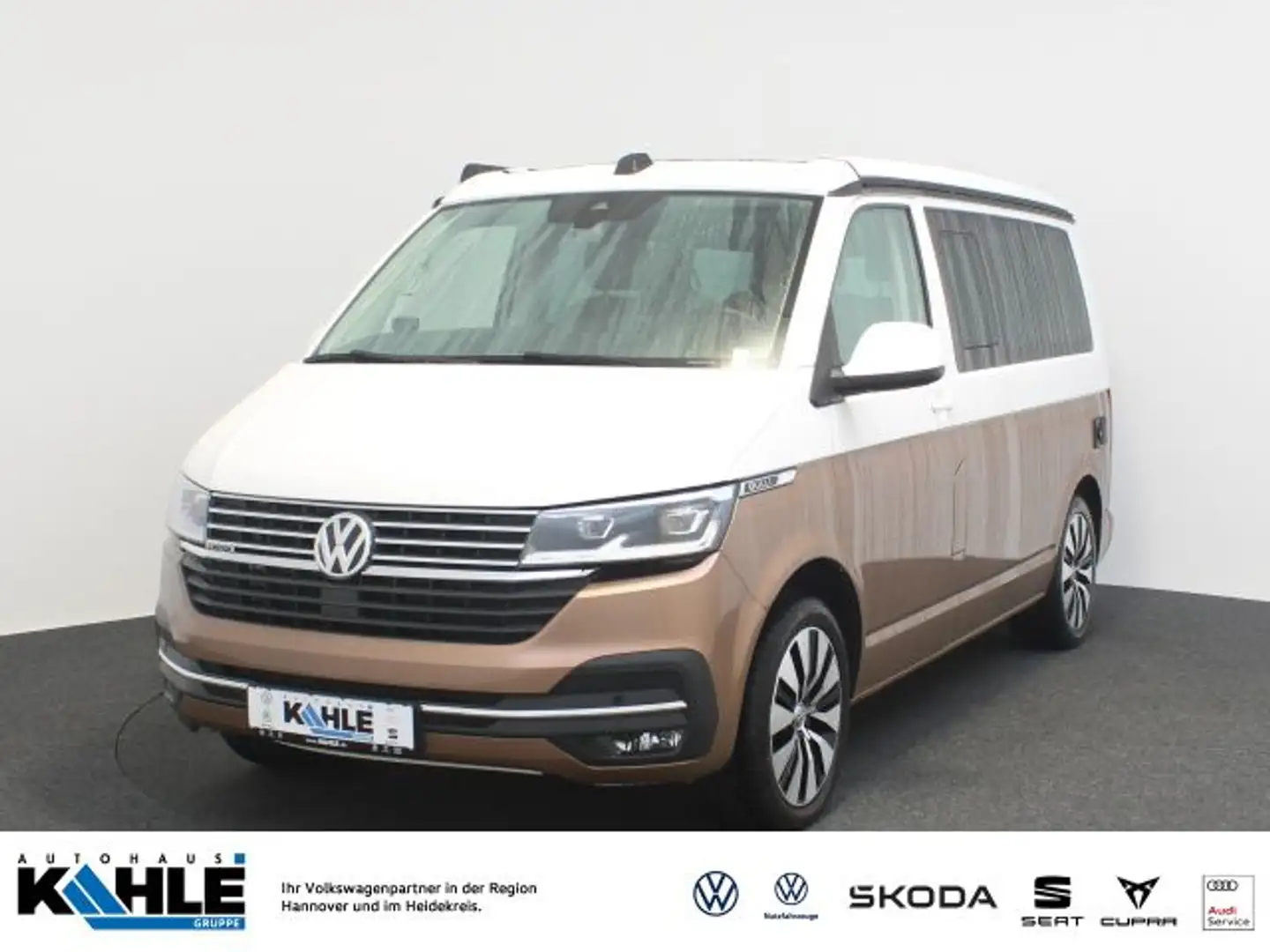 Volkswagen T6.1 California 2.0 TDI 4Motion DSG Ocean Navi AHK Standh. LED ACC Білий - 1
