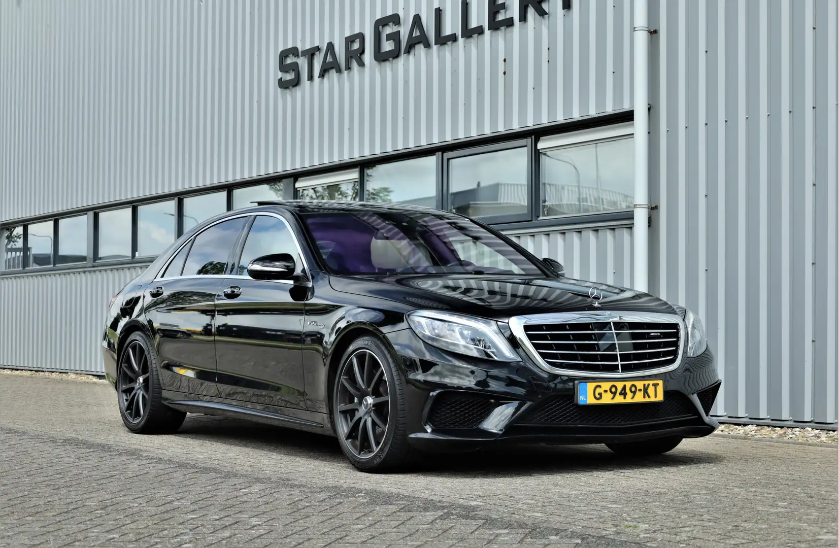 Mercedes-Benz S 63 AMG S 4Matic Lang Renntech BTW auto Zwart - 1