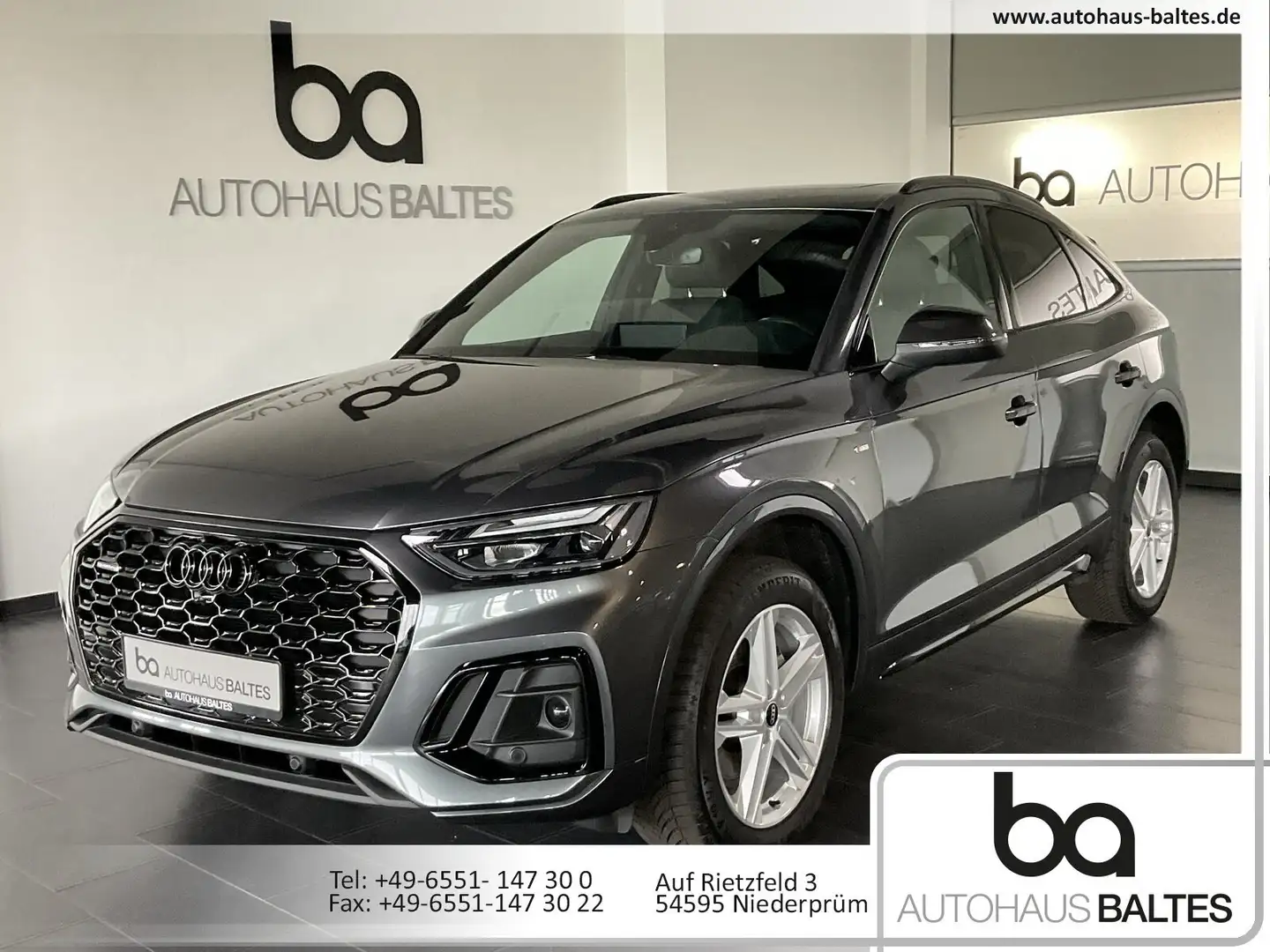 Audi Q5 Q5 Sportback 40TDI quattro S line Pano/Sposi/AHK Grey - 1