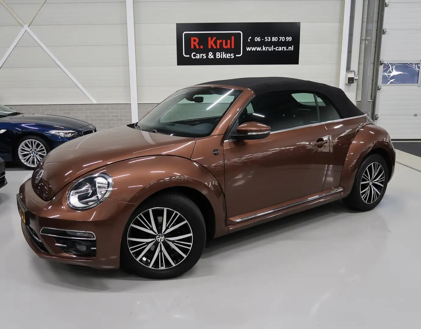 Volkswagen Beetle Cabriolet 1.2 TSI Sound 2018 Airco-ecc Navigatie A Brun - 2