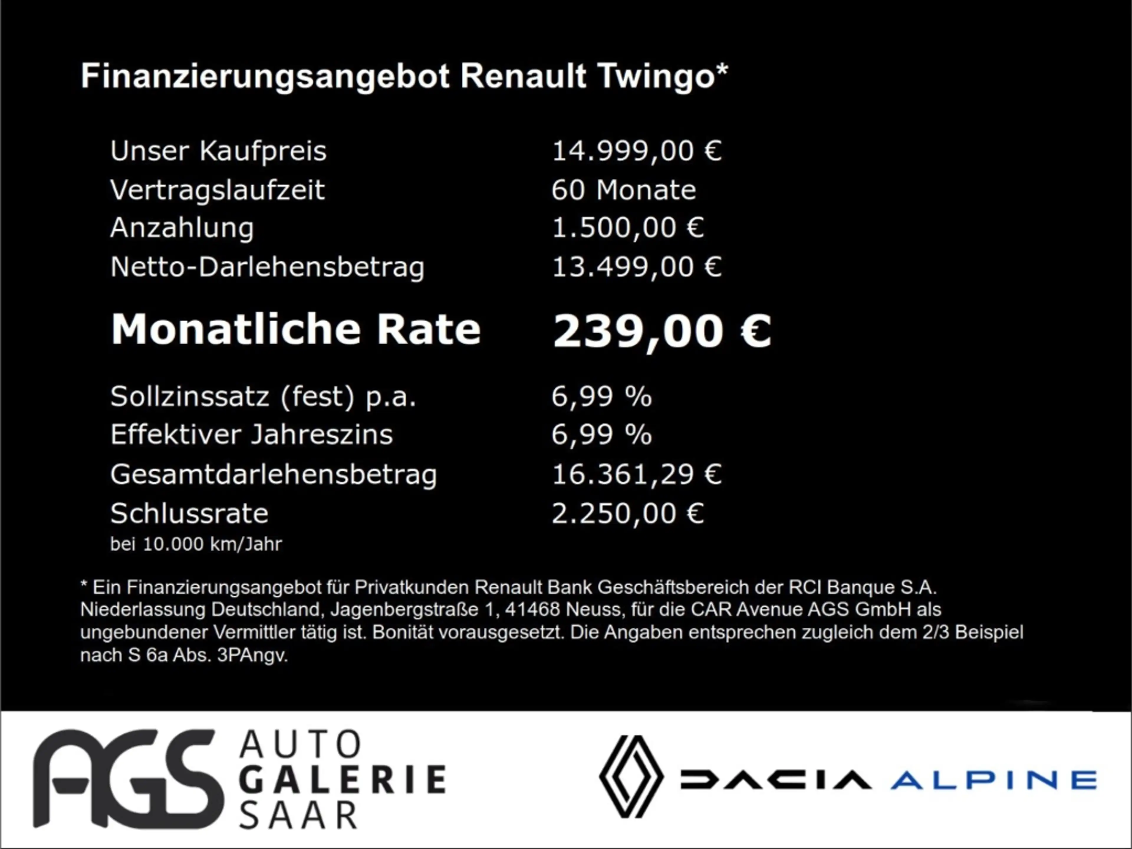 Renault Twingo Techno Electric Navi Soundsystem RückfahrkamTemp.. — photo 4