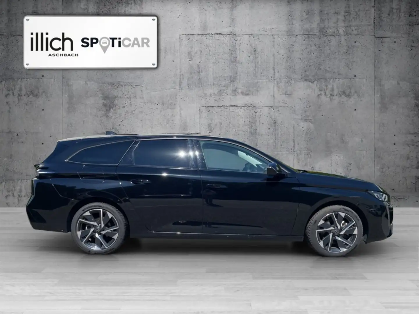 Peugeot 308 SW ALLURE Hybrid 145 e-DCS6 Schwarz - 2