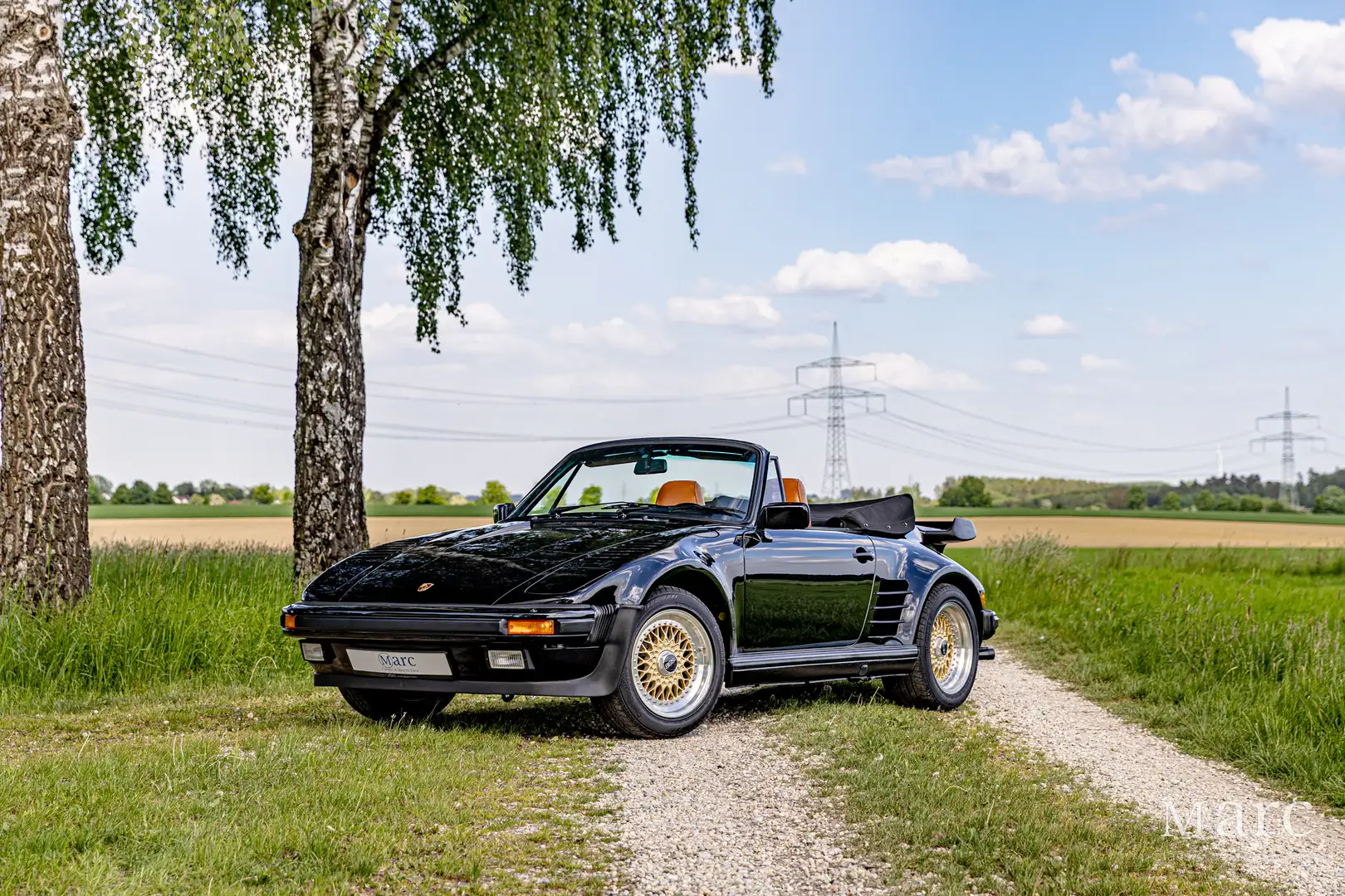 Porsche 930 Turbo Cabriolet /orig. Flachbau /perfekter Zustand Schwarz - 1