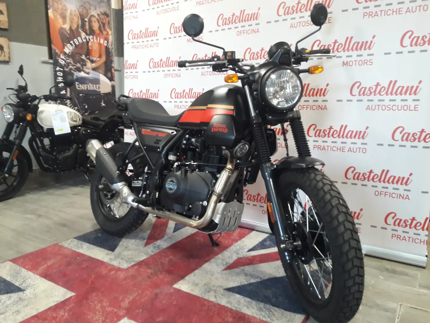Royal Enfield Scram 411 Royal Enfield Scram 411 Abs Euro5 Blazing Black Negru - 2