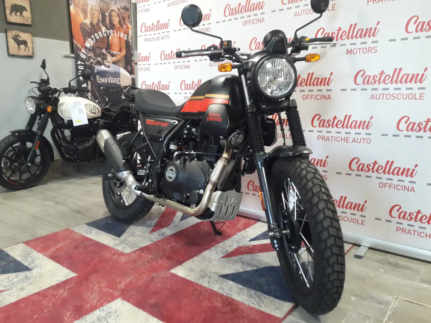 Royal Enfield Scram 411 Royal Enfield Scram 411 Abs Euro5 Blazing Black Negru - 1