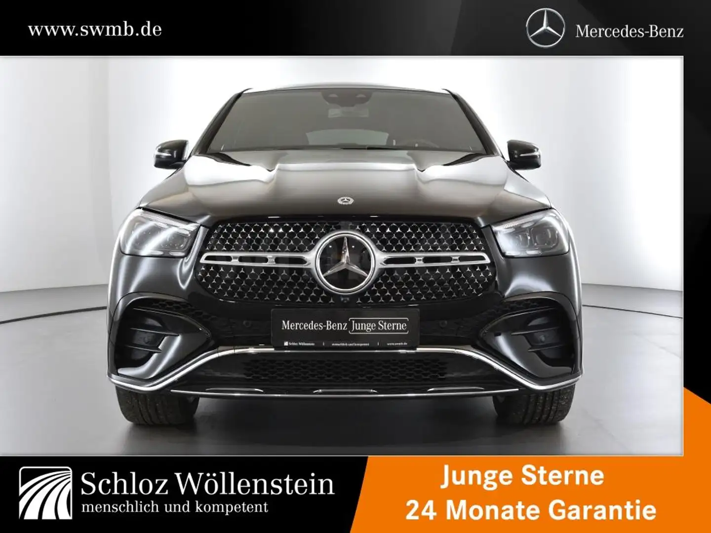 Mercedes-Benz GLE 450 d 4M Coupé AMG/MULTIBEAM/AHK/Fahrass/Pano Schwarz - 2