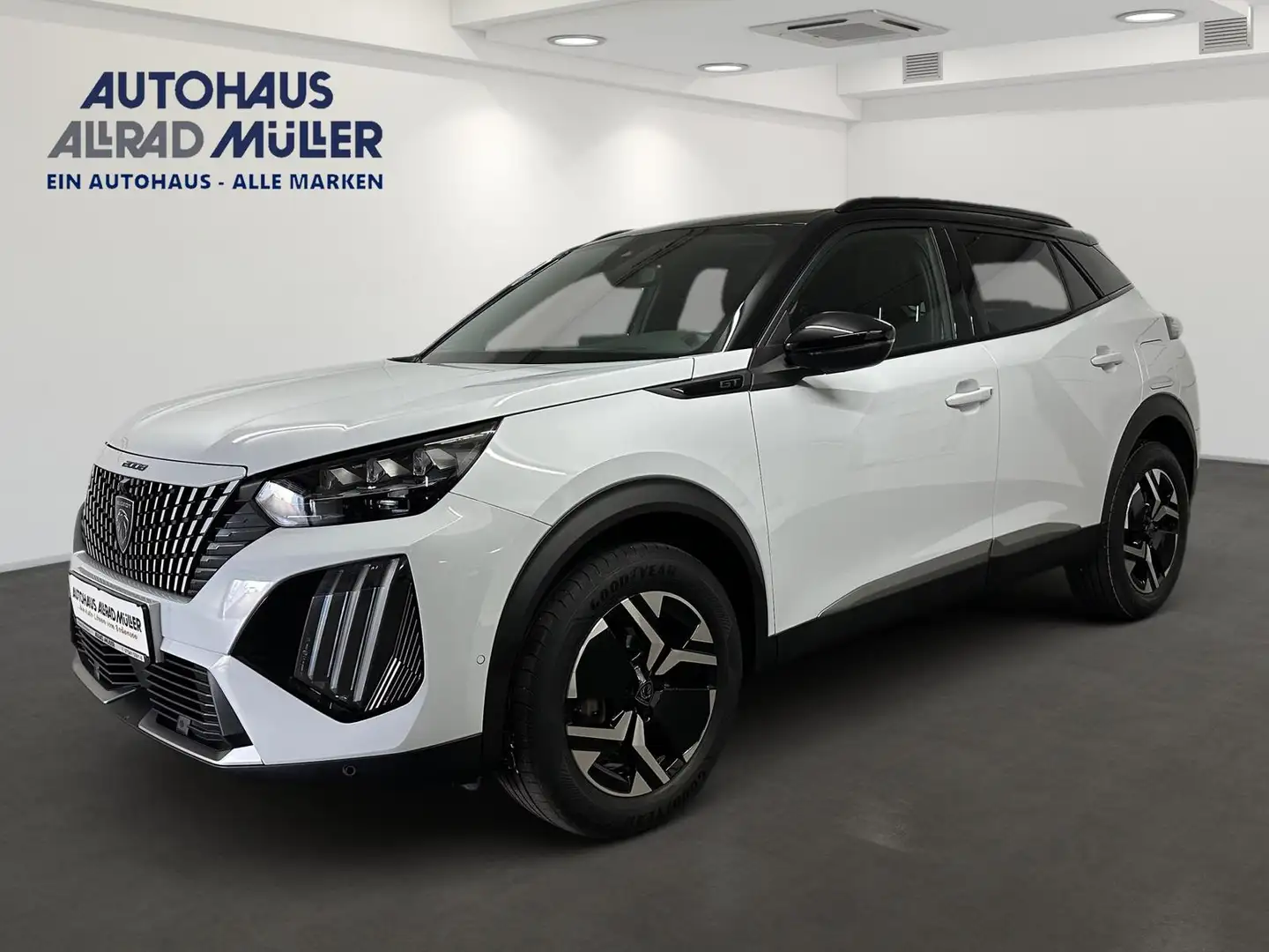 Peugeot 2008 GT 1.2 130 PT Autom.+Alcantara+ SHZ+360CAM Weiß - 1