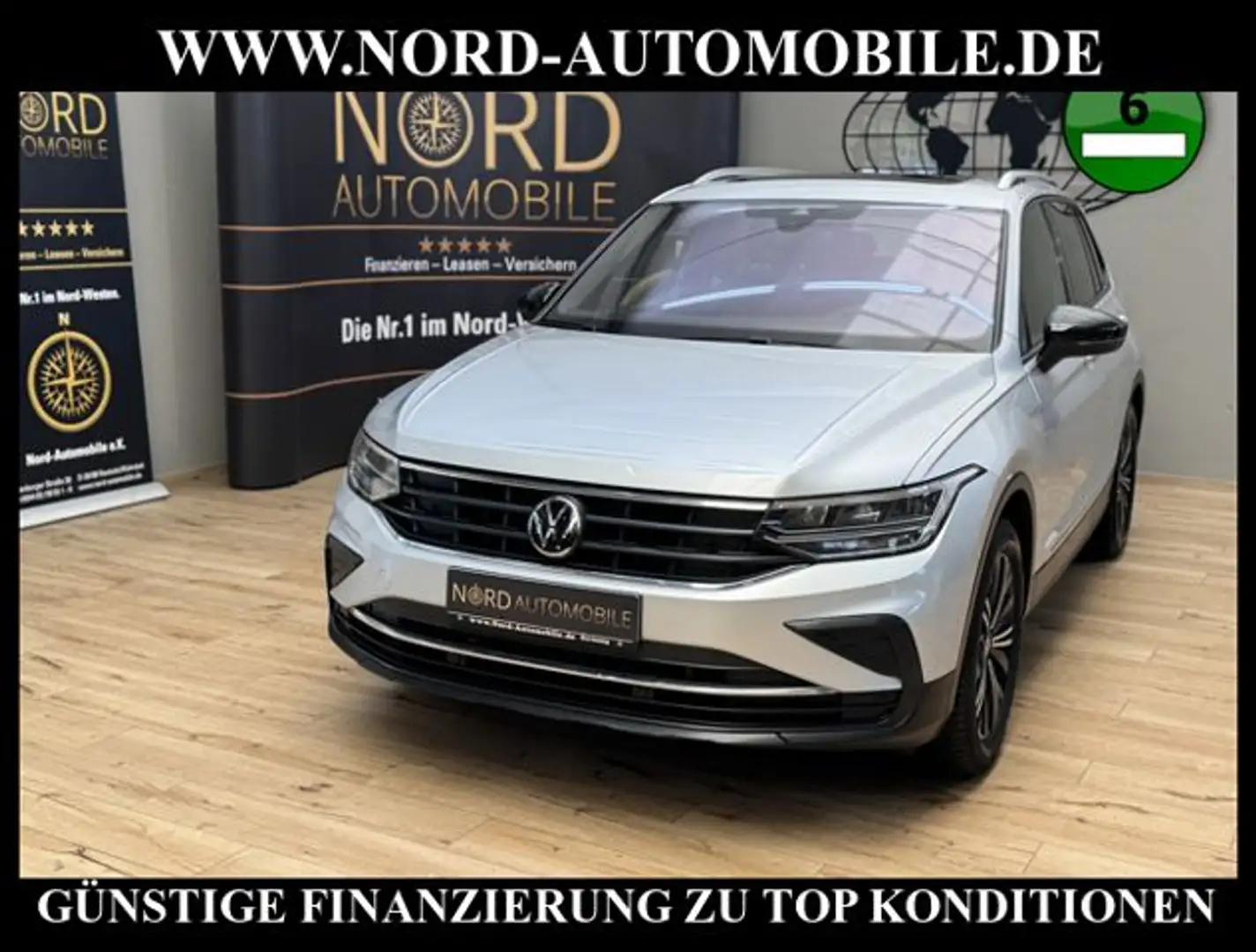 Volkswagen Tiguan 2.0 TDI DSG Active Head-Up/Pano/Dig.Cockp Active Silver - 1
