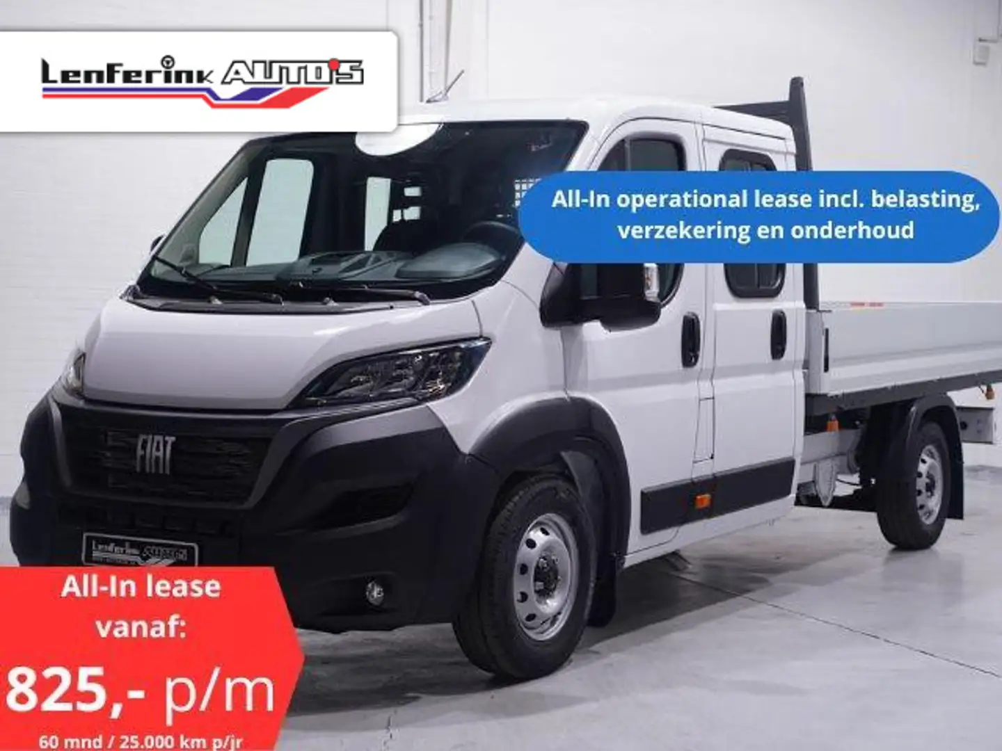 Fiat Ducato 2.2 Mjet 140 pk DC 7p All-In Operational Lease Pic Wit - 1