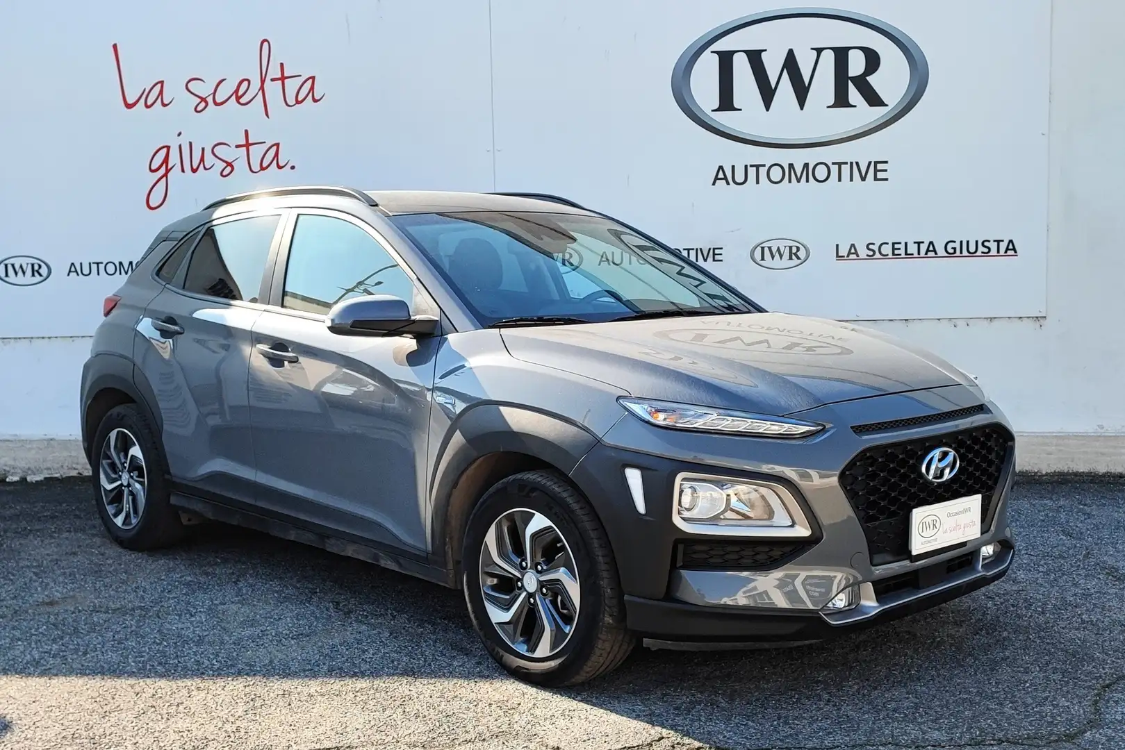 Hyundai KONA Kona 1.6 hev Xtech fca 2wd dct Gris - 1