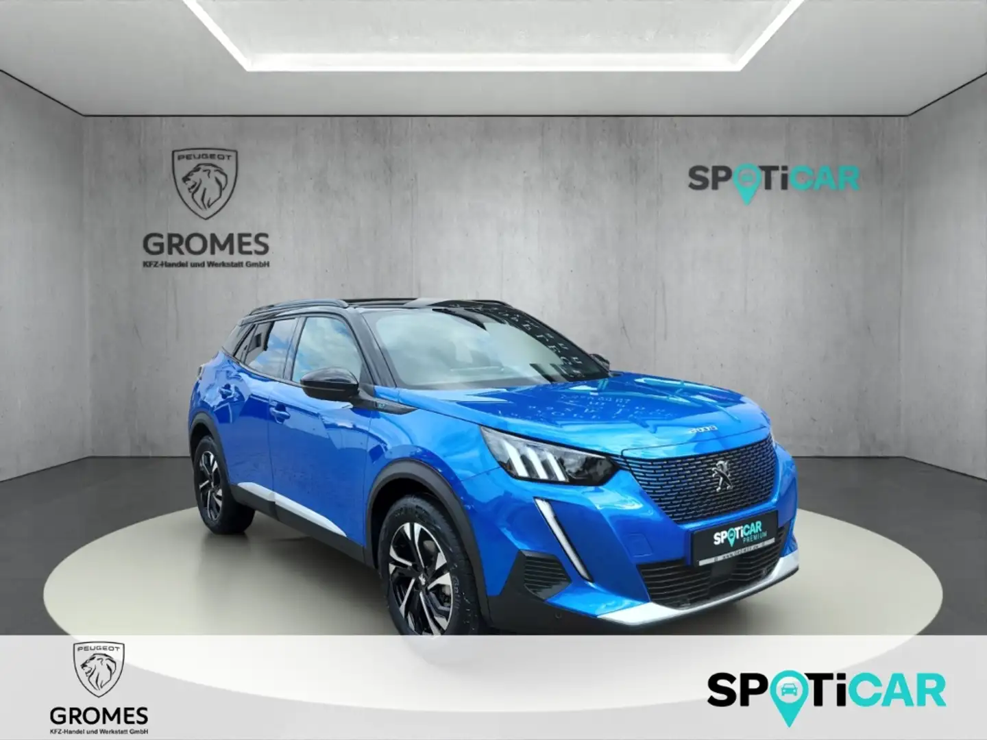 Peugeot 2008 e- GT 136 Navi LED ACC Digitales Cockpit Klimaauto Blau - 1