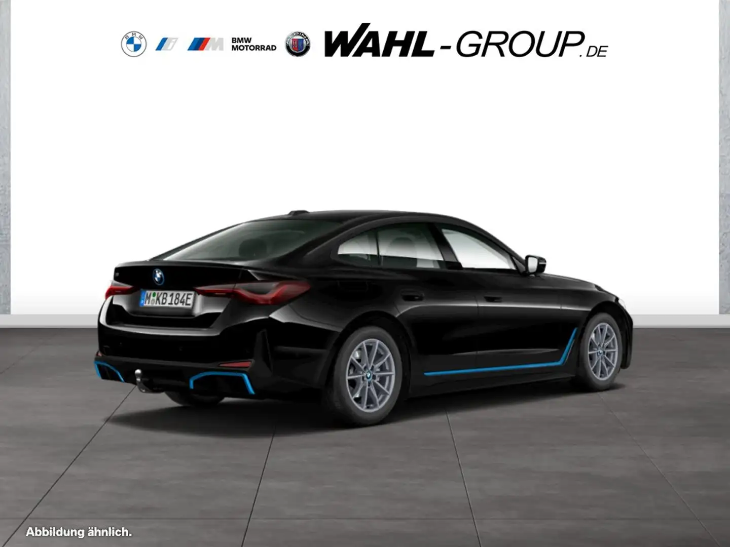 BMW i4 eDrive40 GRAN COUPÉ LC PLUS AHK PARKASSIST GRA D Schwarz - 2