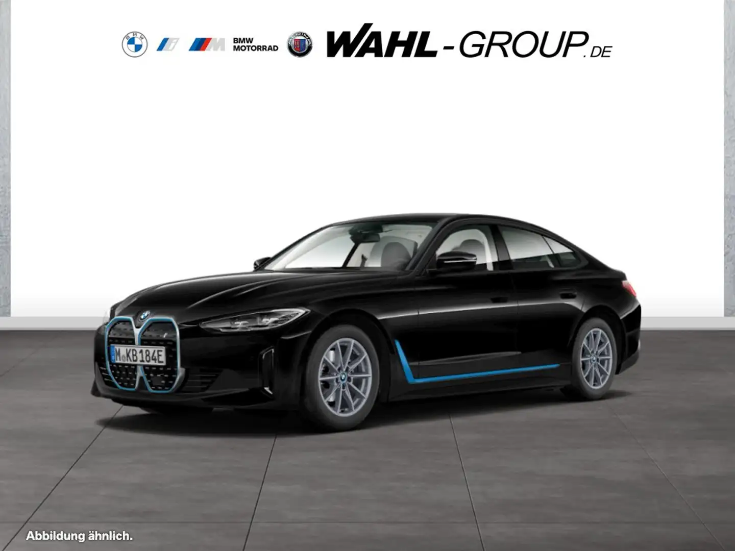BMW i4 eDrive40 GRAN COUPÉ LC PLUS AHK PARKASSIST GRA D Schwarz - 1
