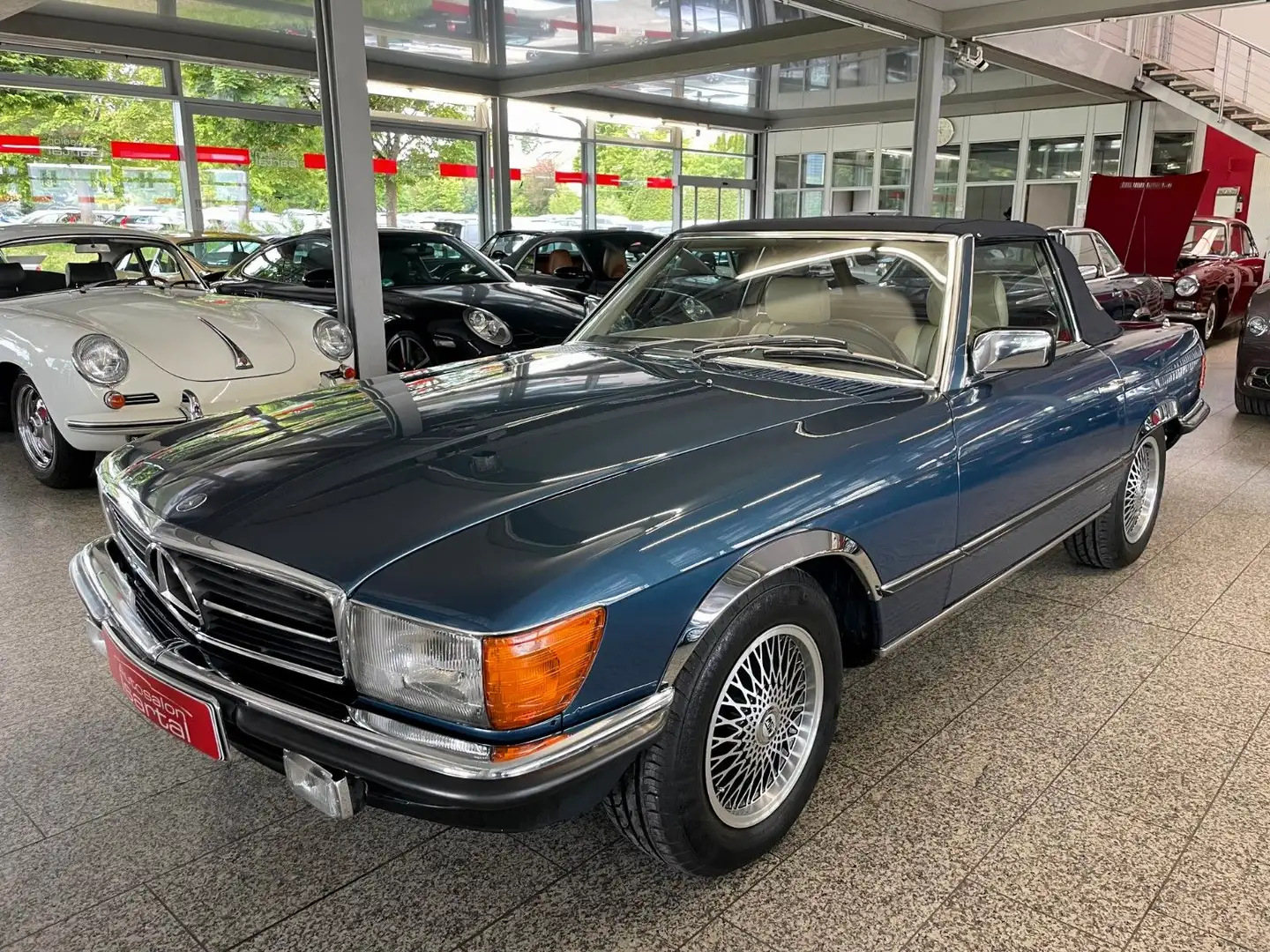 Mercedes-Benz 280 SL - 2.dt. Hd. - MB-KD-Heft - H-Kz. Albastru - 2