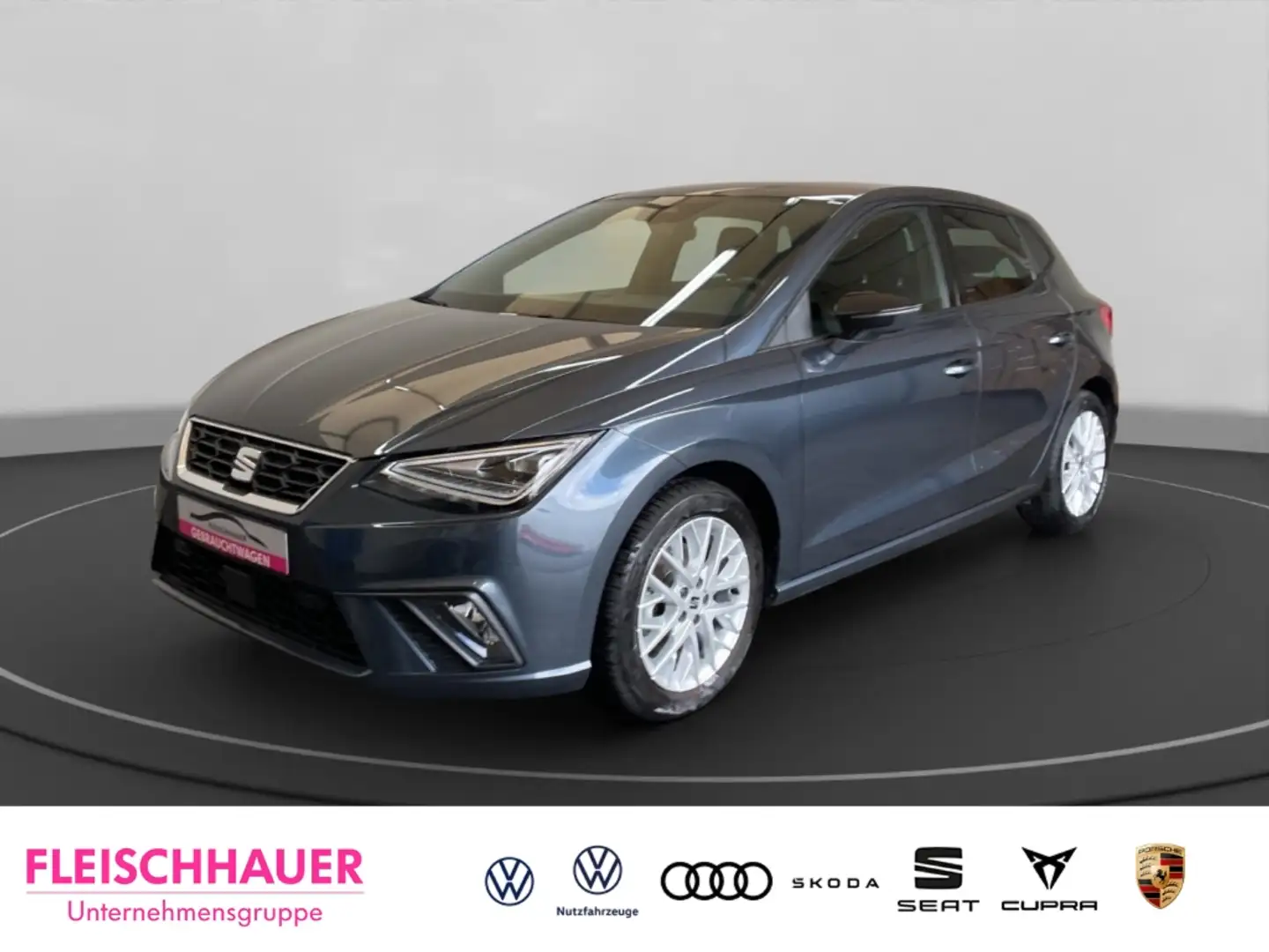 SEAT Ibiza FR 1.0 TSI DSG Navi LED ACC CarPlay VC Gris - 1