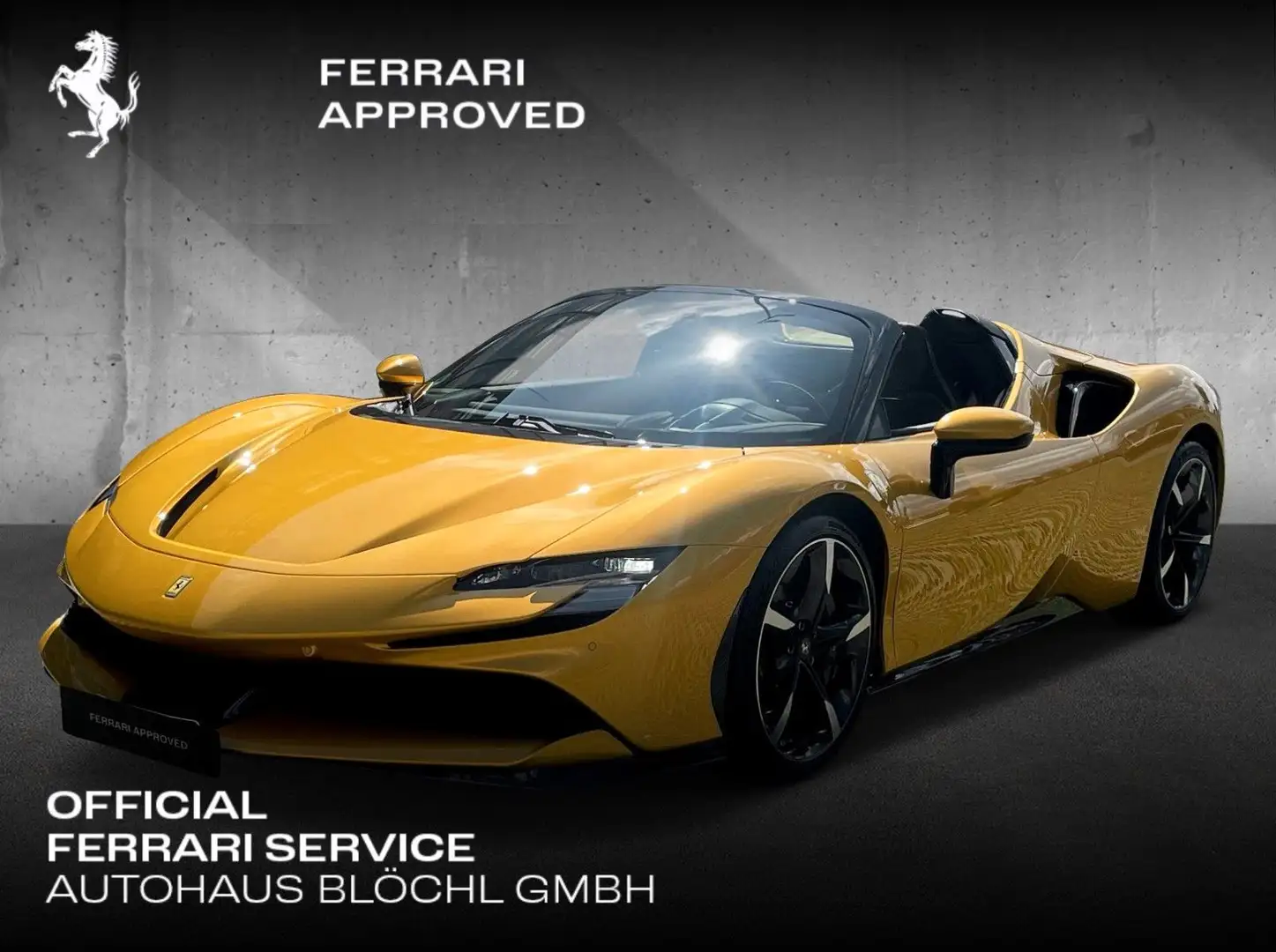 Ferrari SF90 Spider voll Carbon*Two-Tone*Racing-Sitze* Galben - 1