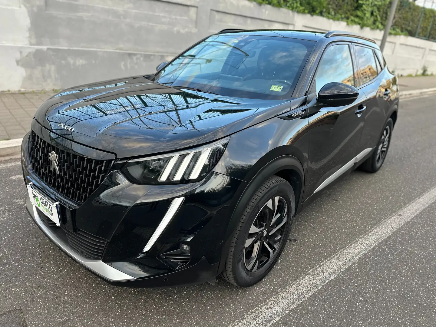 Peugeot 2008 1.2 130cv GT Line STRAFULL Unipro Tagliando 08/25 Nero - 1