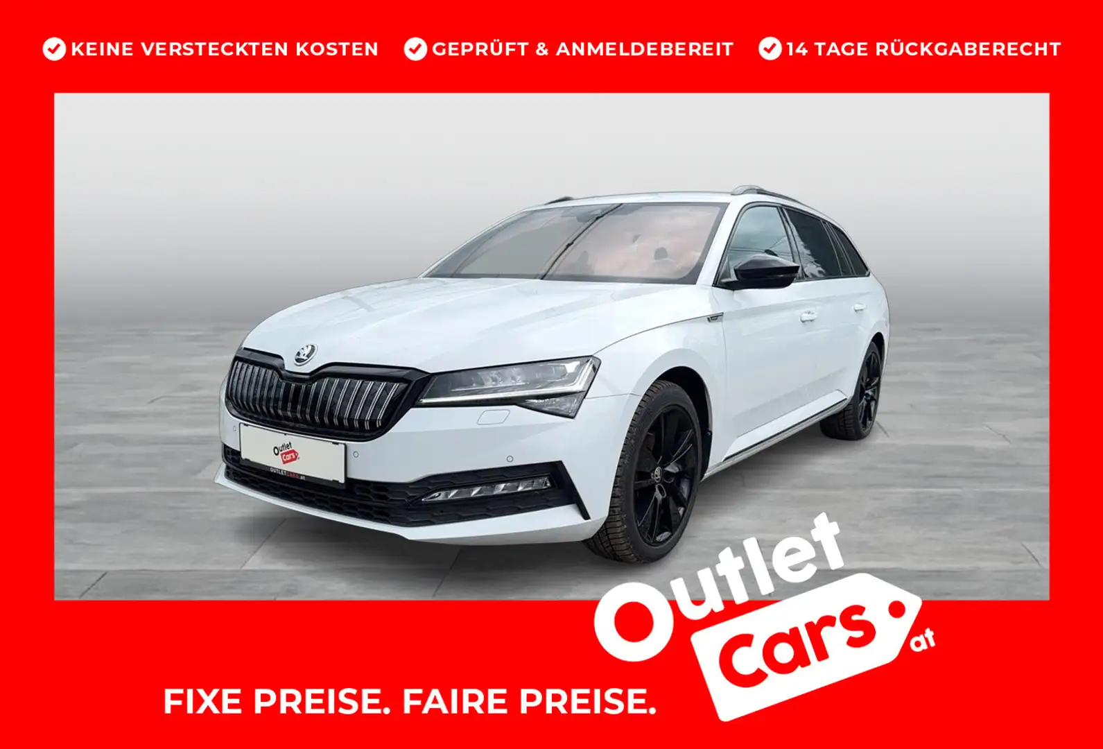 Skoda Superb iV SPORTLINE DSG Weiß - 1