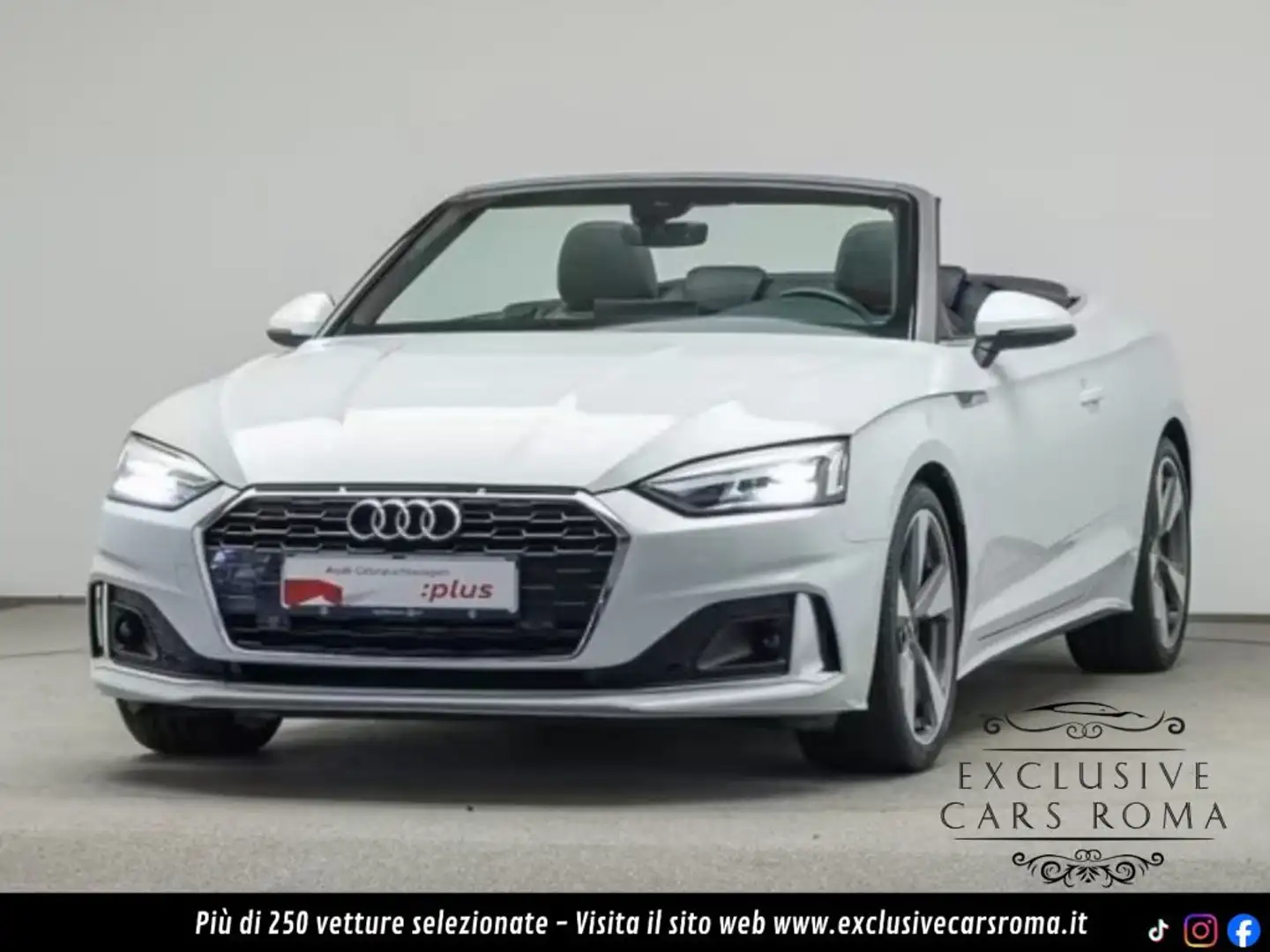 Audi A5 Cabrio 35 TDI S tronic S line edition Blanc - 1