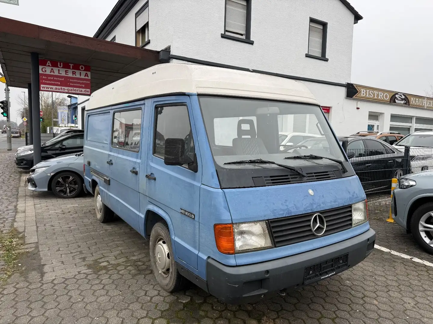 Mercedes-Benz MB 100 D *LANG+HOCHDACH+TEILVERGLAST* Blau - 1