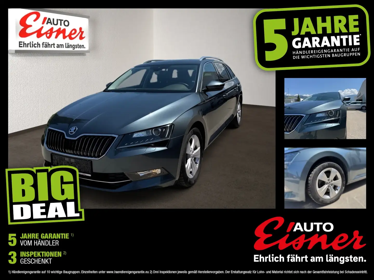 Skoda Superb Combi 20 TDI DSG Style Grau - 1