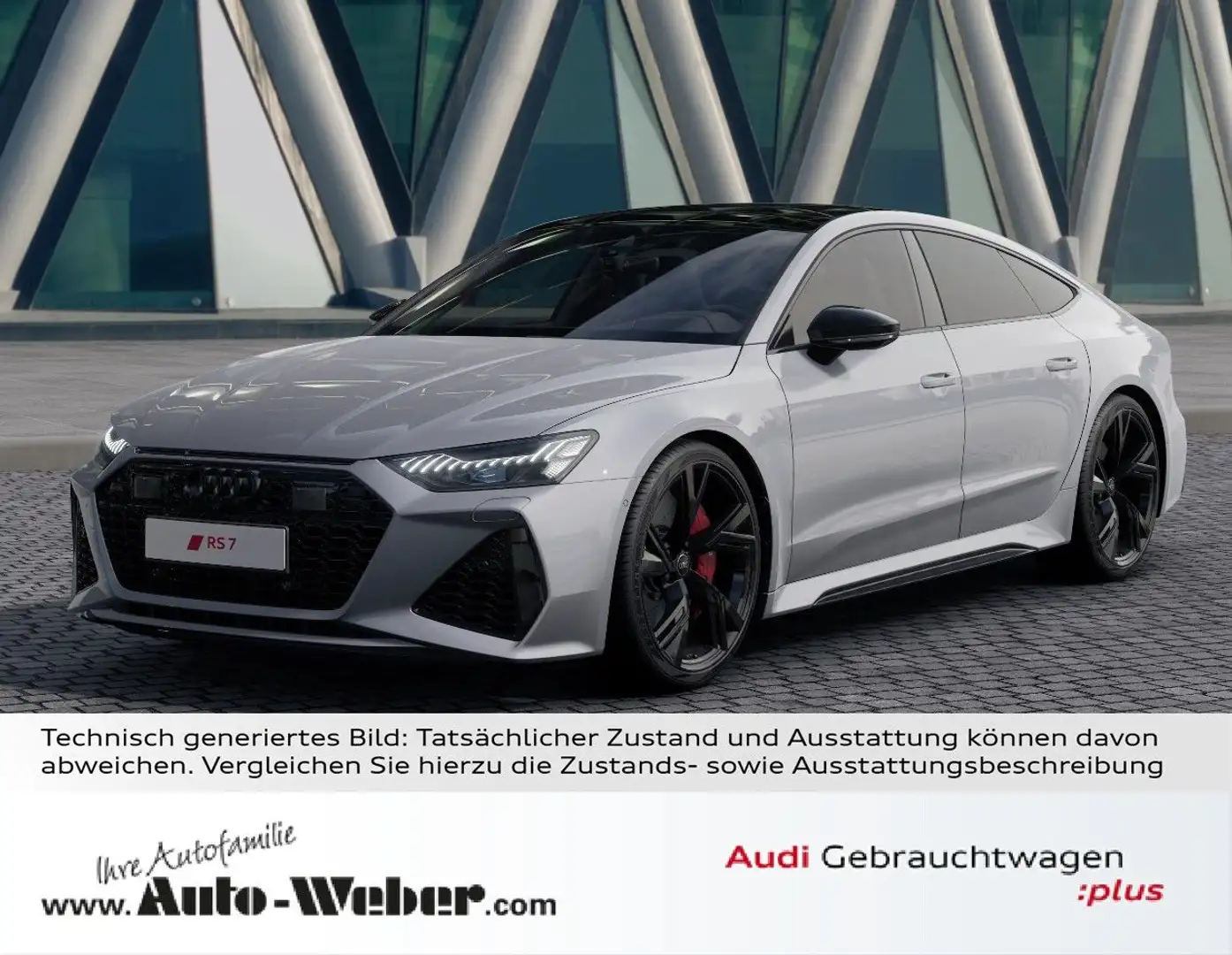 Audi RS7 Sportback BLACK PANO B&O HUD STHZG 280km/h Grau - 1