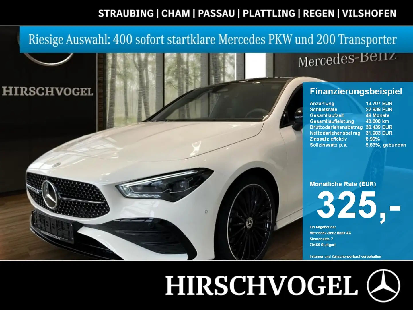 Mercedes-Benz CLA 220 d EDITION AMG-Line+Night+Pano+DISTRONIC Weiß - 1