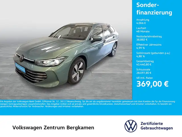2025 Volkswagen Passat in Green for sale