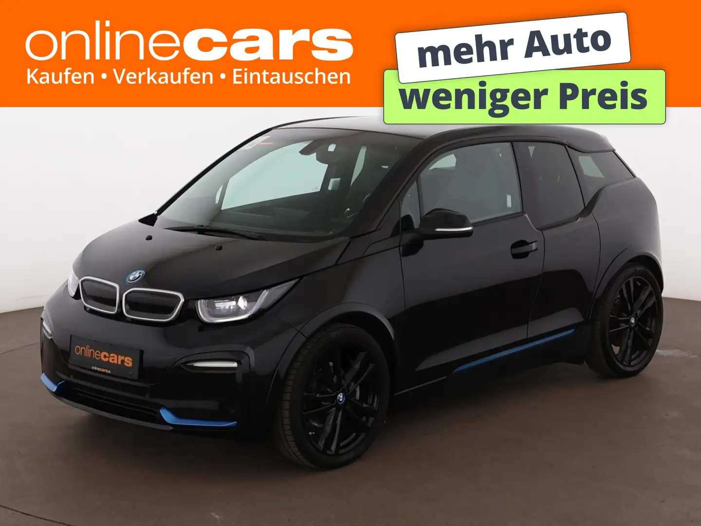 BMW i3 s 42kWh Aut LED WAERMEPUMPE NAVI SITZHZG TEMP Schwarz - 1