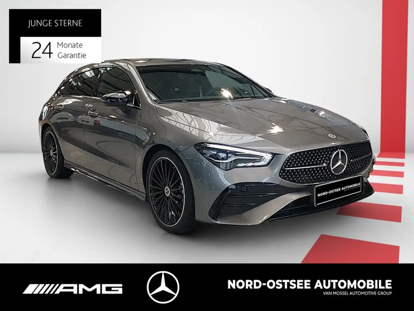 Mercedes-Benz CLA 200 SB AMG KAMERA LED SITZH NIGHT PDC Gris - 2