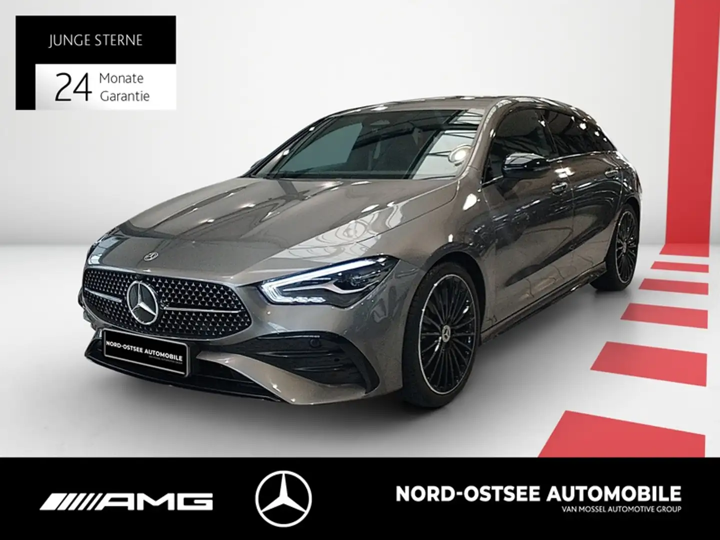 Mercedes-Benz CLA 200 SB AMG KAMERA LED SITZH NIGHT PDC Gris - 1