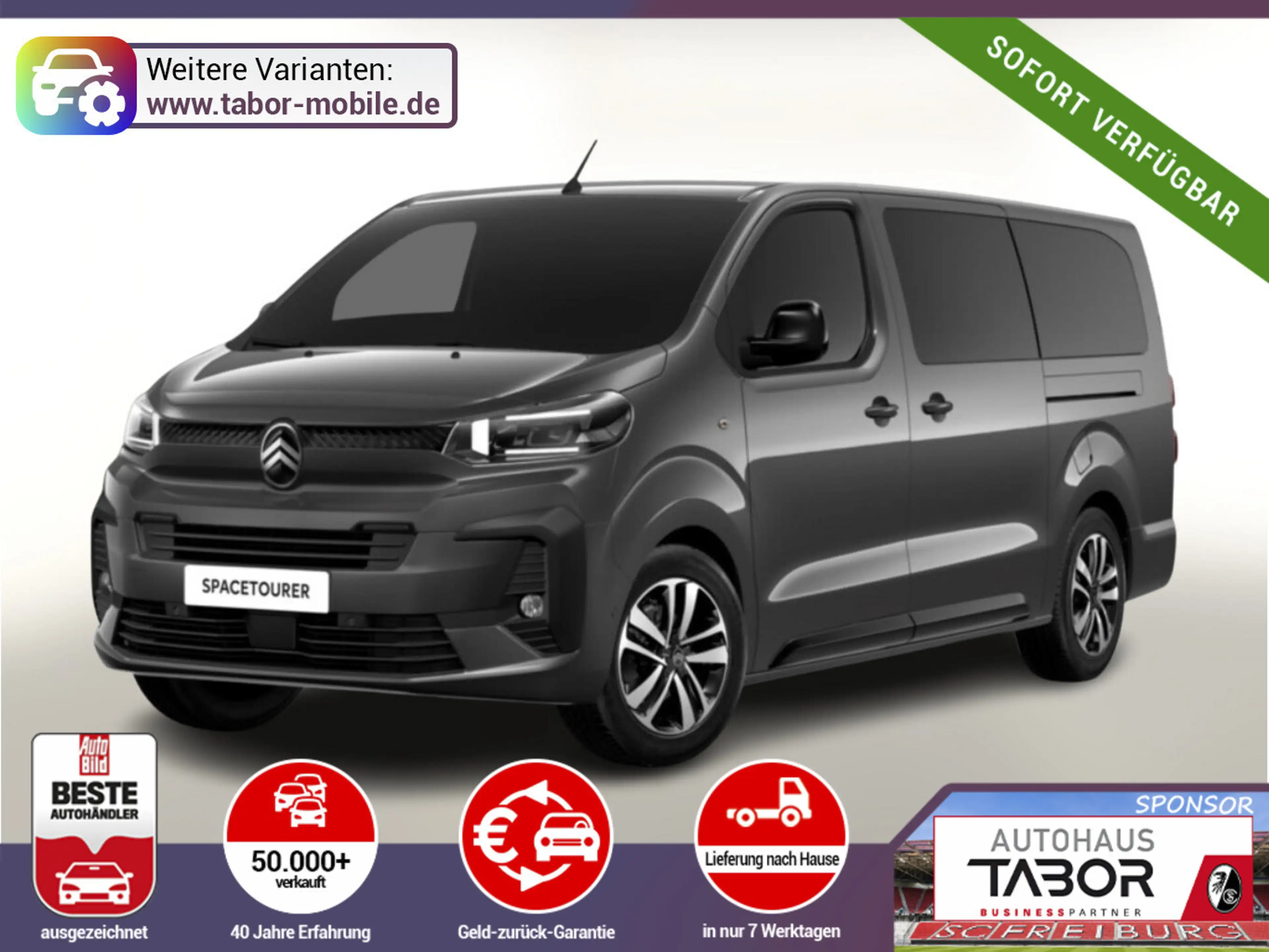 Citroen Spacetourer MAX XL Pano AHK Nav Leder UVP-22%*