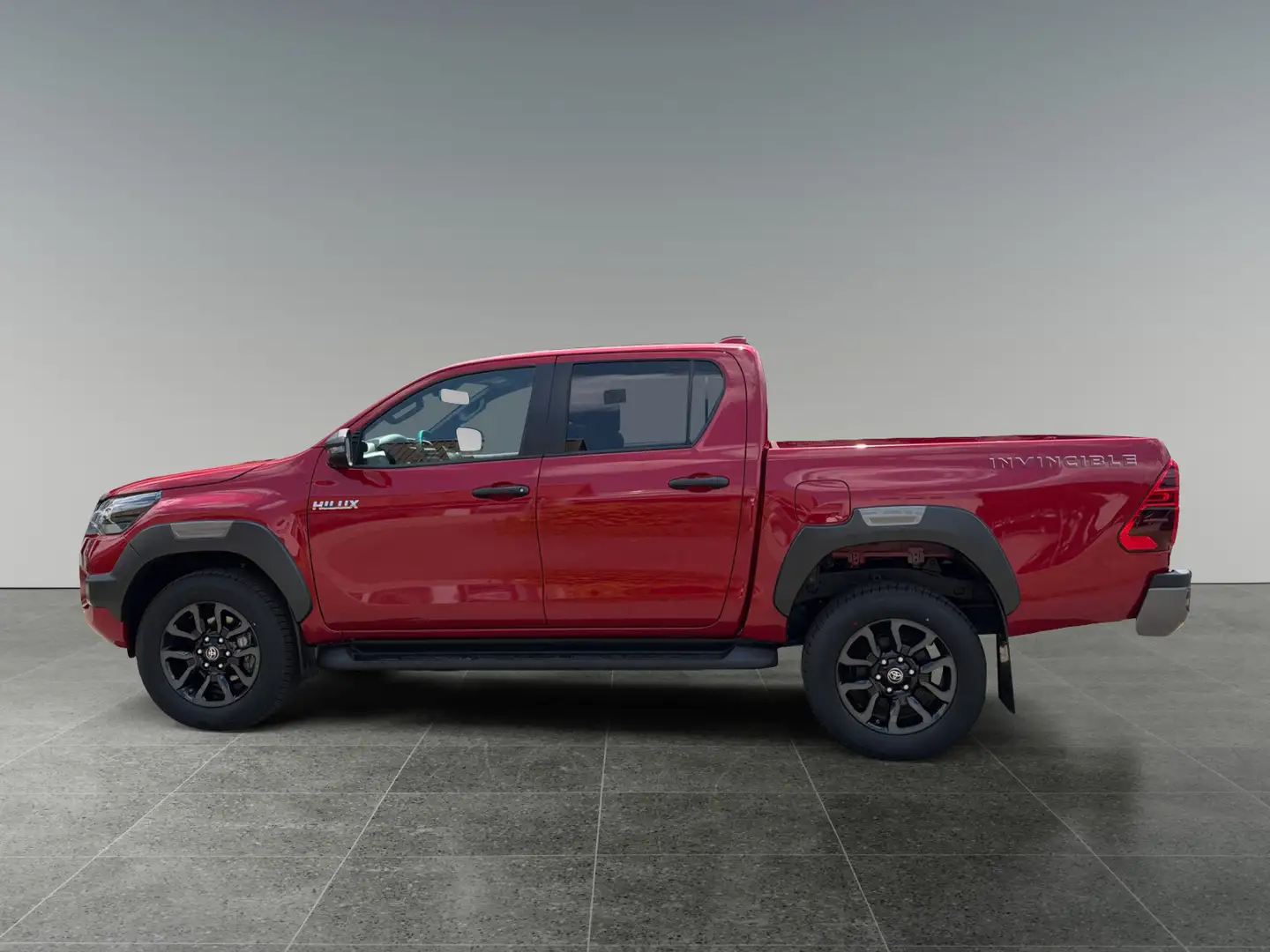 Toyota Hilux Double Cab Invincible 2,8 D-4D,incl. Luxuspaket!! Rot - 2