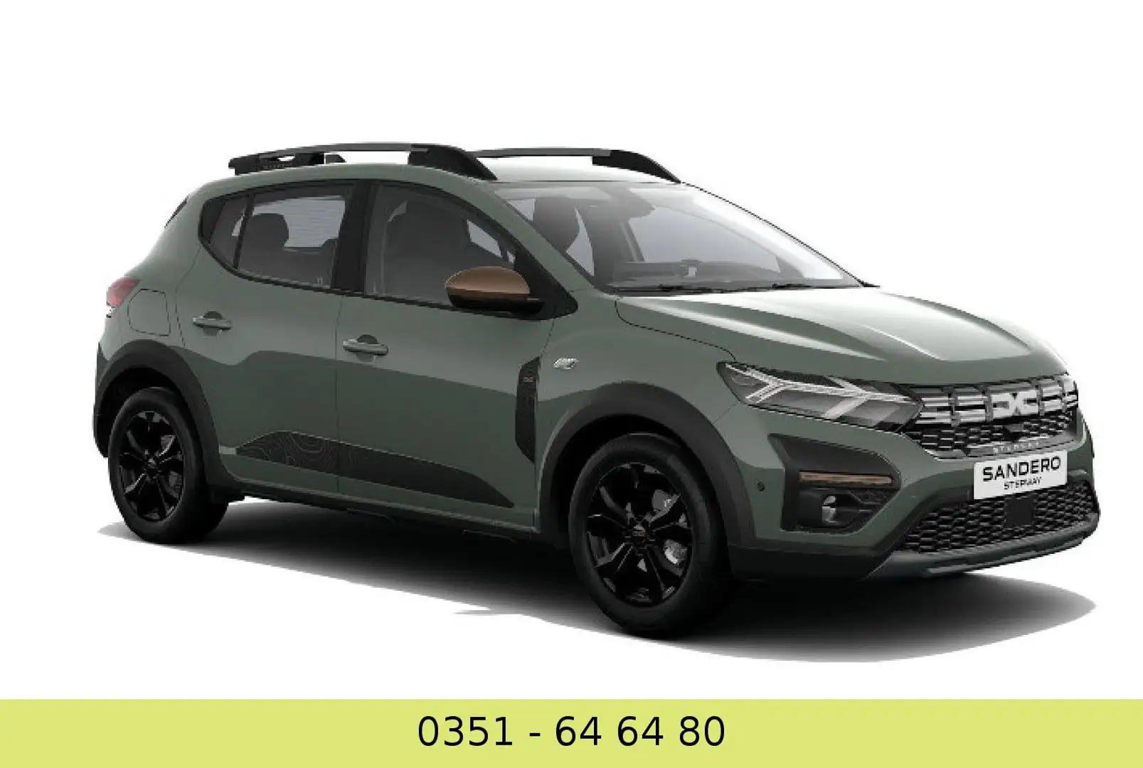 Dacia Sandero III Stepway Extreme TCe 90 CVT Groen - 1