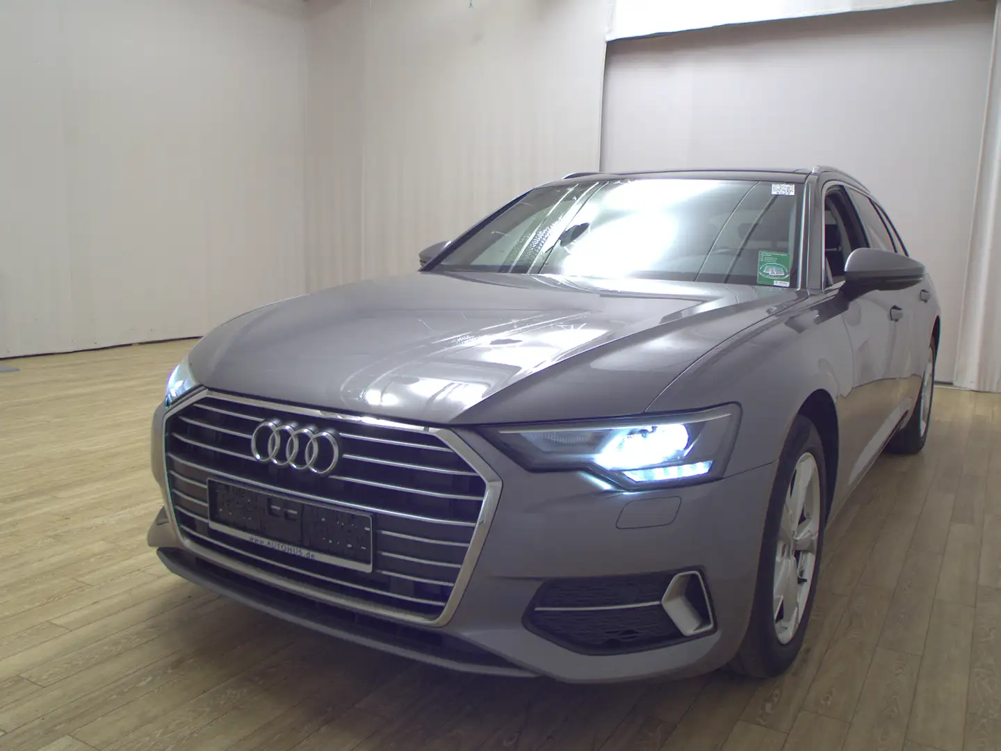 Audi A6 40 TDI Avant qu. sport T-Leder Navi Pano LED Grigio - 2
