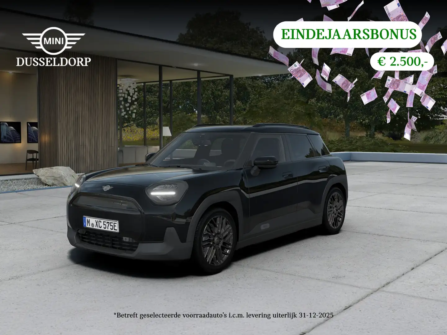 MINI Aceman E Blackyard Pakket XS PRIVATE LEASE EUR 489,- (48 Zwart - 1