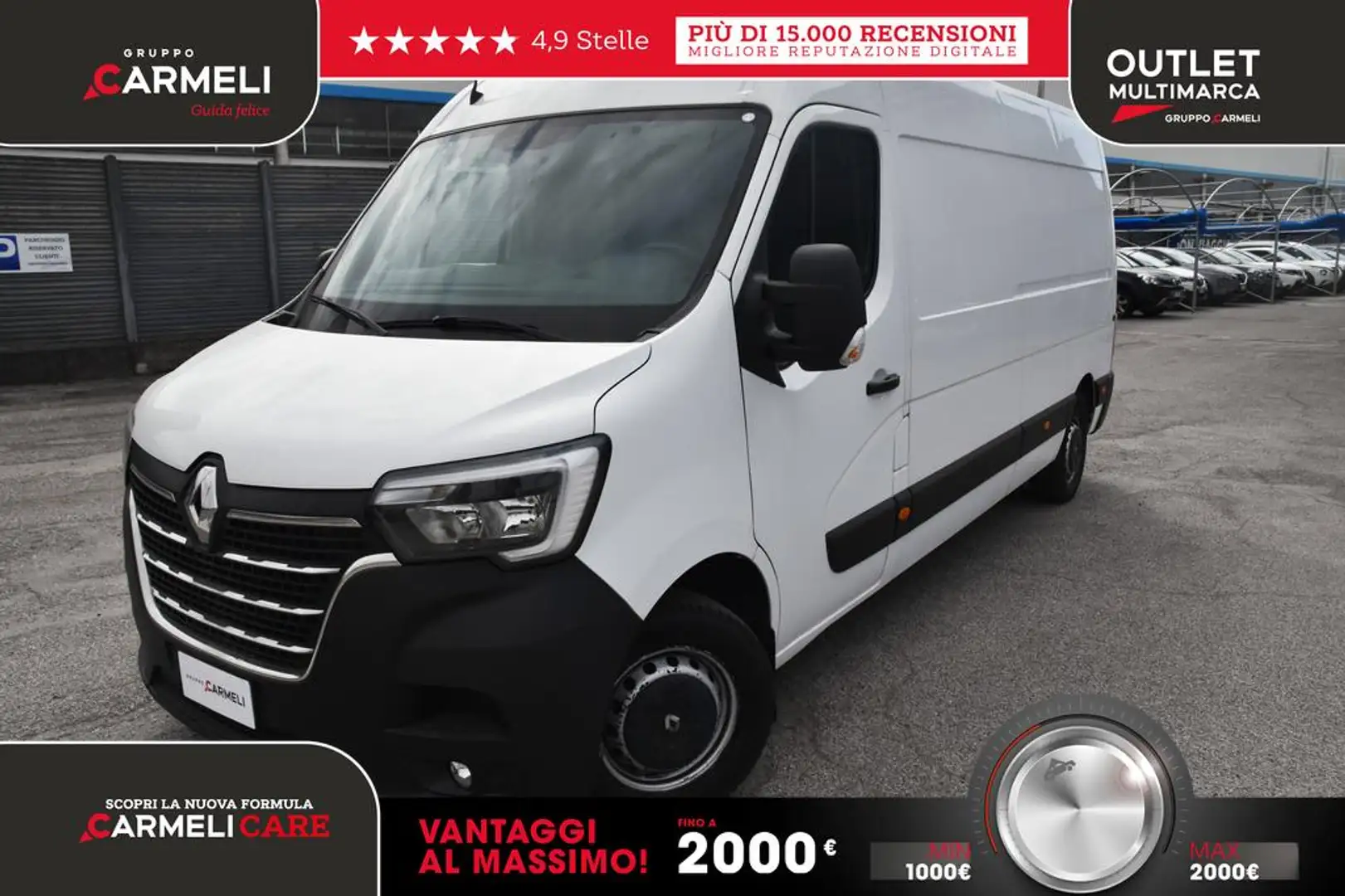 Renault Master T35 2.3 dci 150cv L3H2 Energy Ice E6d-temp -IVA Bianco - 1