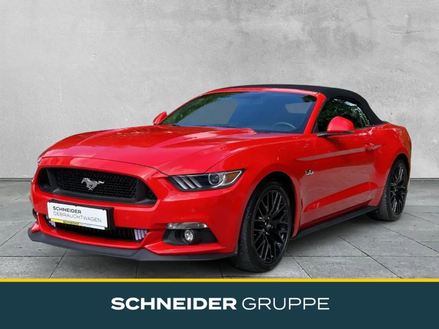 Ford Mustang GT Convertible 5.0 Ti-VCT V8 Cabriolet Rot - 1