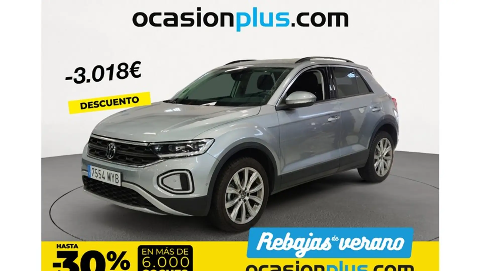 Volkswagen T-Roc 1.5 TSI Más DSG7 110KW Argent - 1