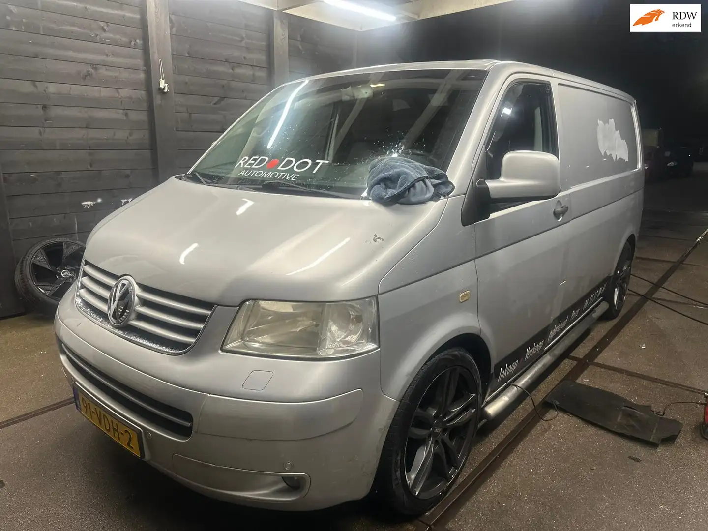 Volkswagen Transporter 2.5 TDI 300 AIRCO (btw-vrij) Grijs - 1