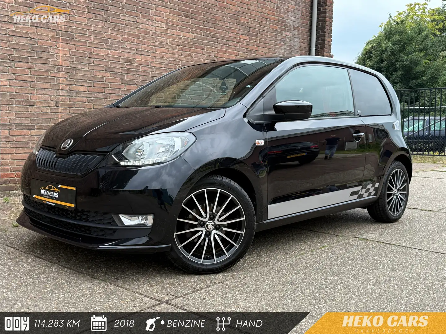 Skoda Citigo 1.0 Monte Carlo·Cruise·Climate·PDC·LM velgen Zwart - 1