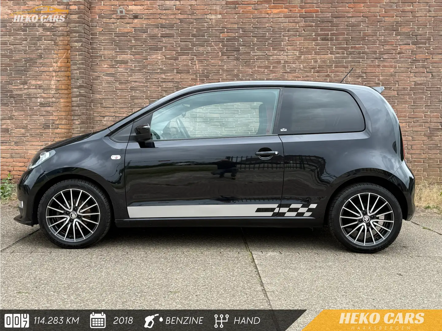 Skoda Citigo 1.0 Monte Carlo·Cruise·Climate·PDC·LM velgen Zwart - 2