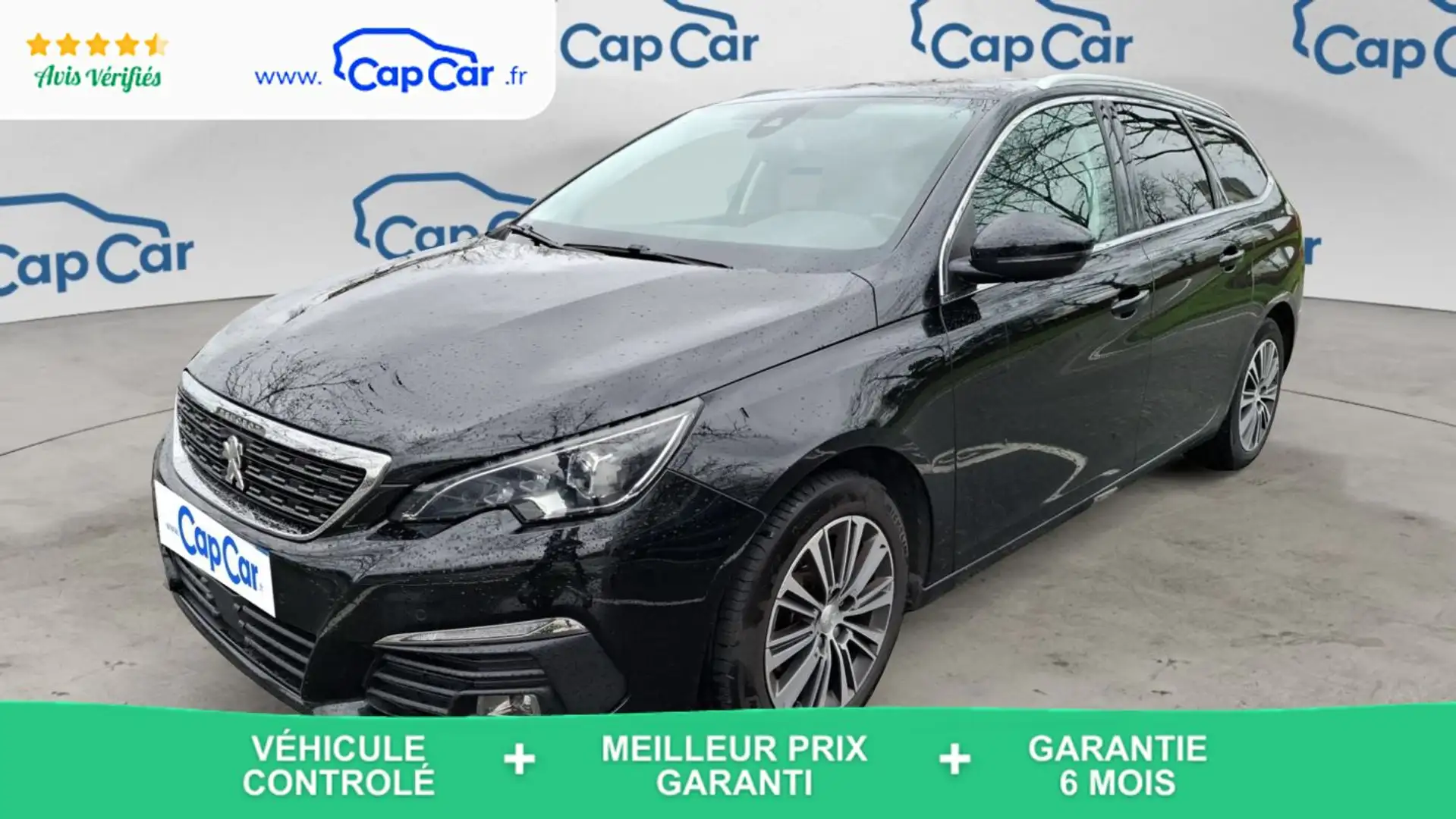Peugeot 308 II 1.5 BlueHDi 130 EAT8 Allure Business - Automatique Noir - 1