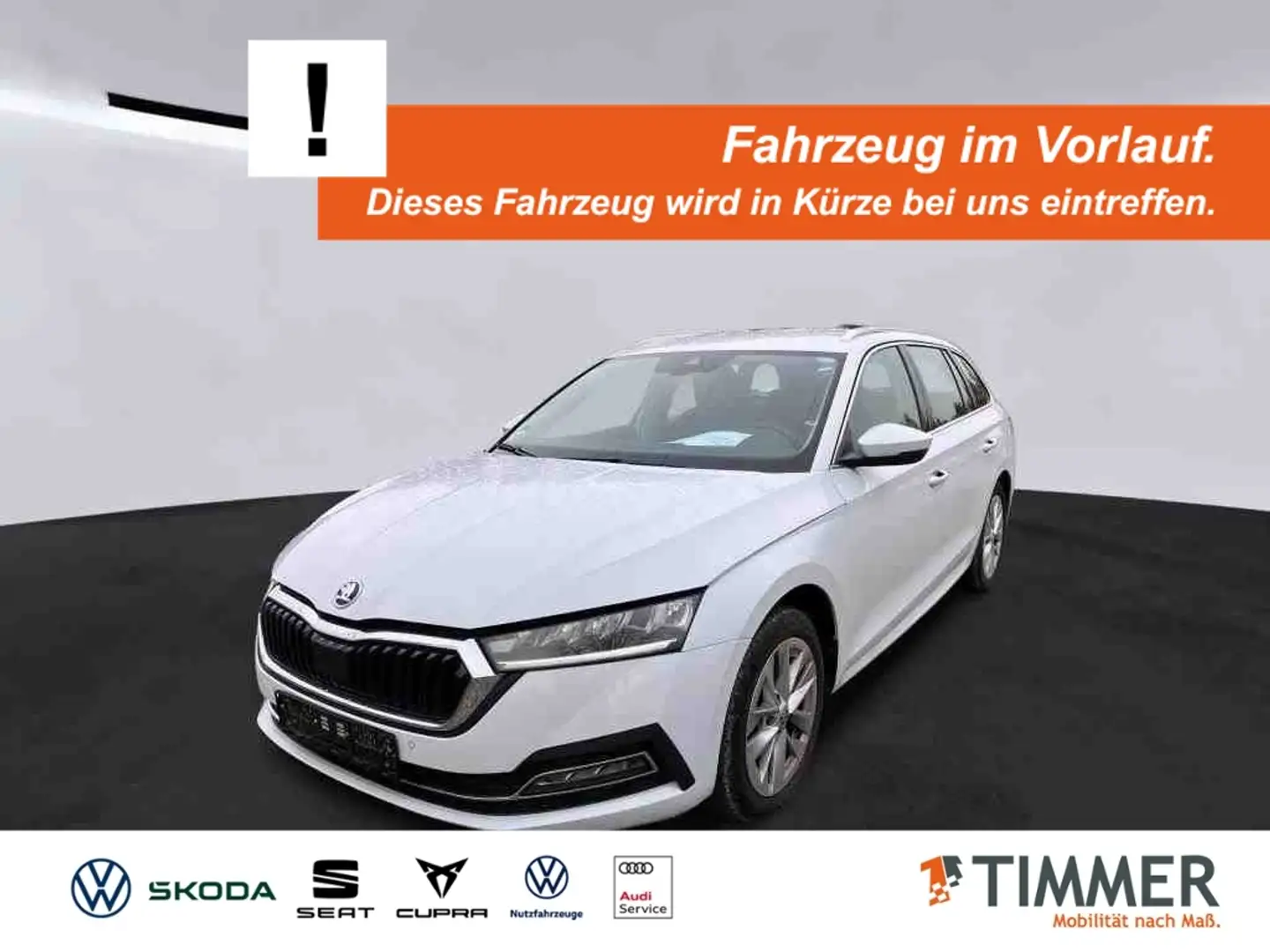 Skoda Octavia Combi 2.0 TDI DSG STYLE +AHK +LED +HuD +NAVI +TEM Weiß - 1