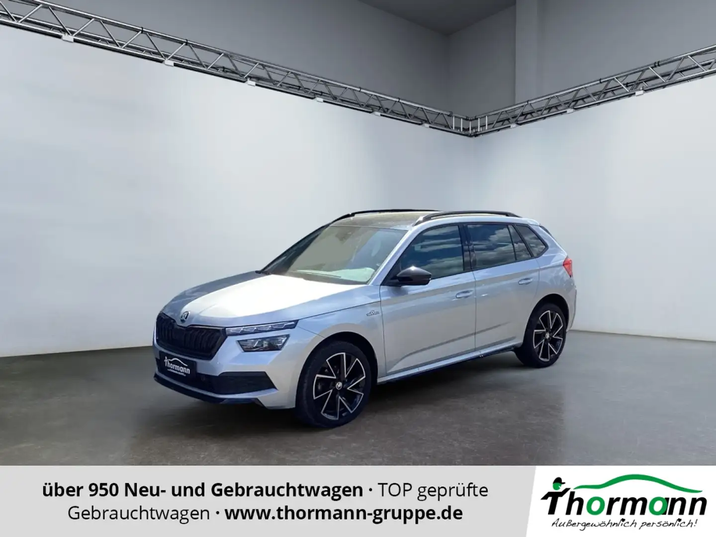 Skoda Kamiq Monte Carlo 1.0 TSI DSG Panoramadach, Navi Plateado - 1