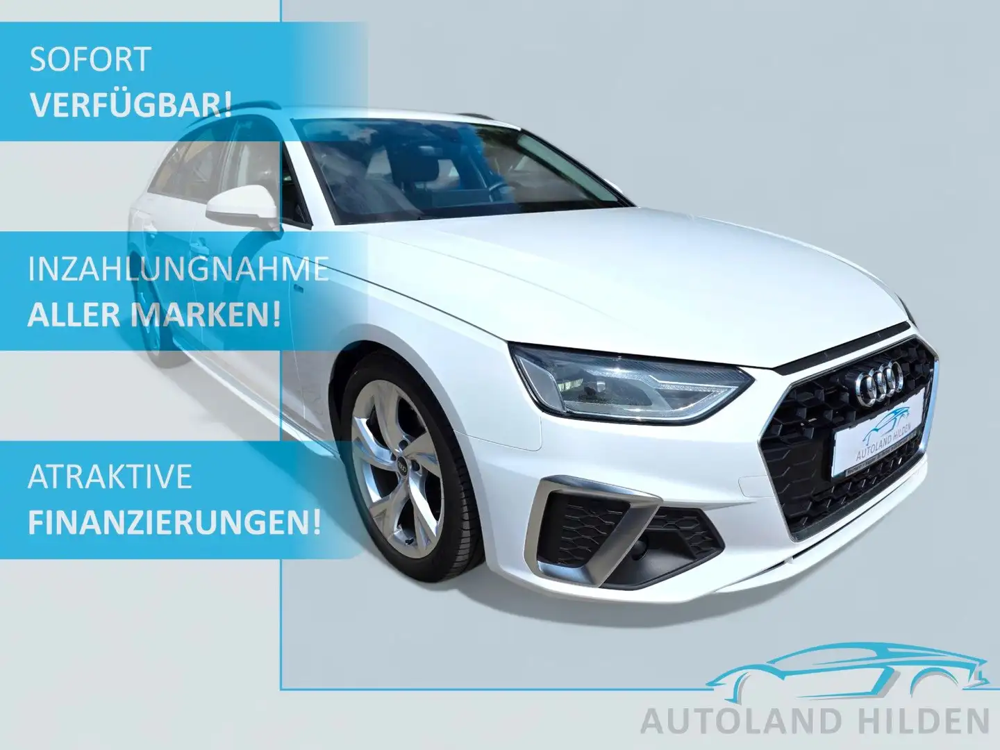 Audi A4 Avant 35 TDI S line/Kamera/LED/18 Zoll/1 Hand Weiß - 1
