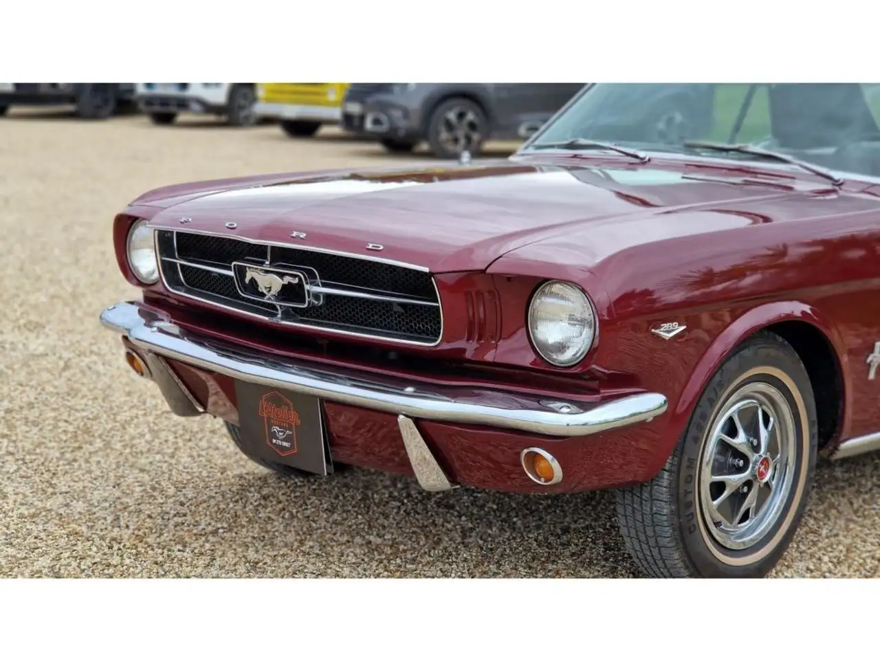 Ford Mustang CABRIOLET 289 CI V8 CODE C BURGUNDY, foto 3